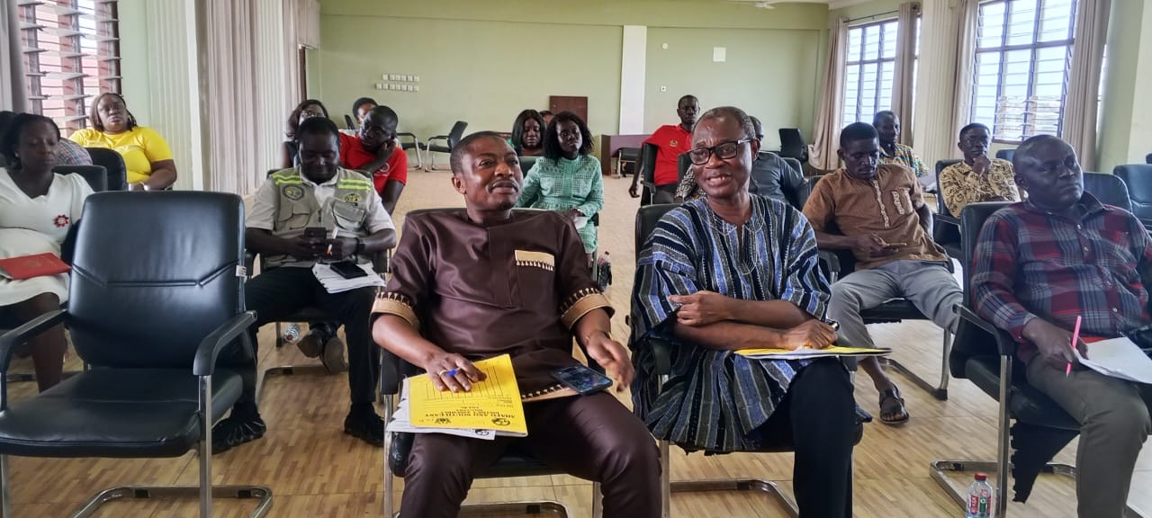 In attendance was the District Coordinating Director with the DCE and HOD'S in the training section about the 2026 DDDP system